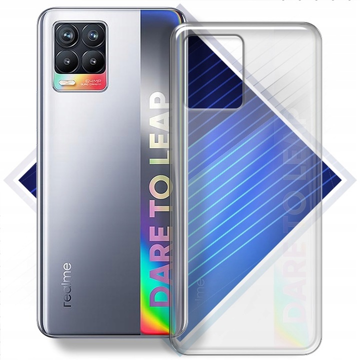 Husa pentru telefon, Martech, TPU, Realme 8 Pro, Transparent