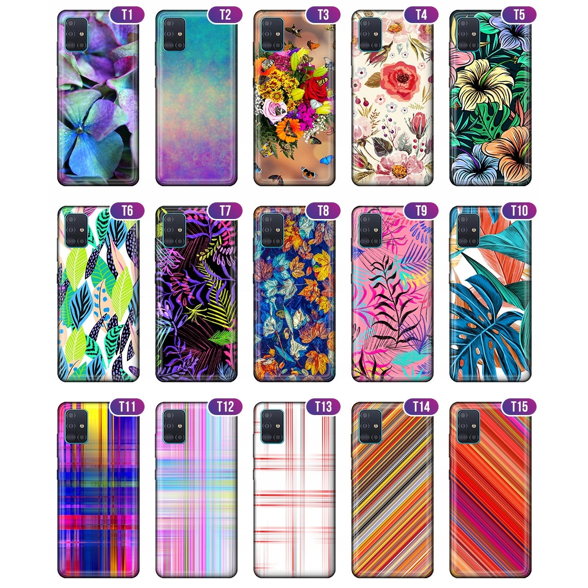 Set husa si folie pentru telefon, Martech, TPU/Sticla, Samsung Galaxy ...