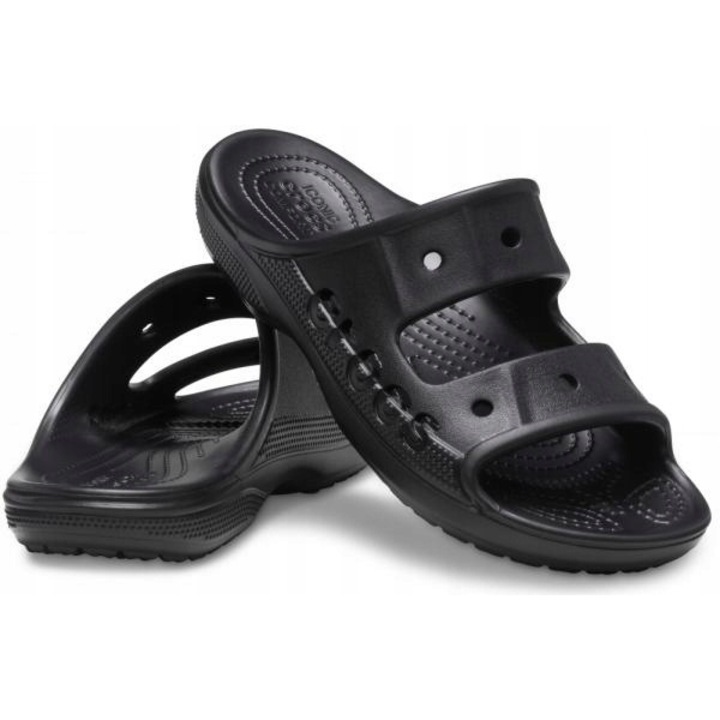 Papuci Crocs, Negru