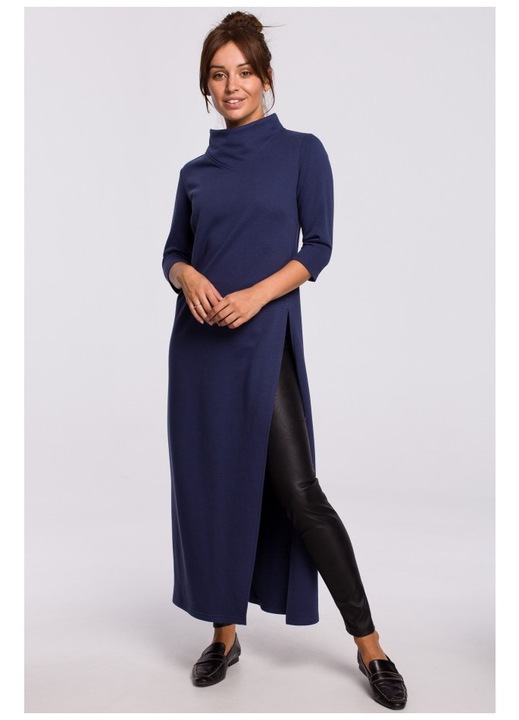 Tunica lunga cu taietura2, Albastru