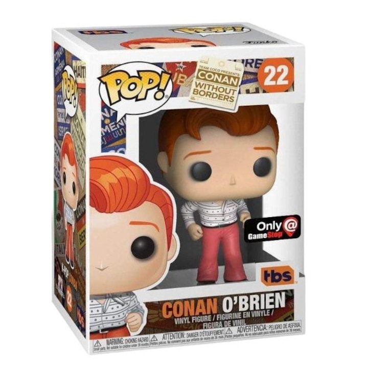 Фигурка Конан О'Брайън, Funko POP, 10 см, Многоцветна