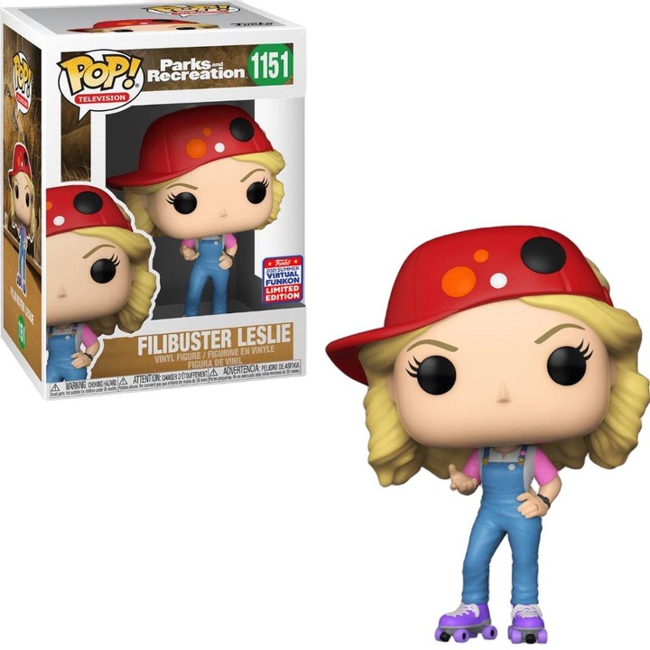 Фигура Parks and Recreation - Filibuster Leslie, Funko POP, 10 см, Многоцветен