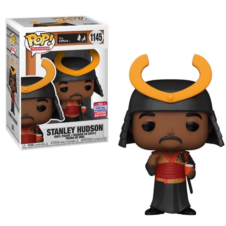 Фигурка The Office - Stanley Hudson като воин, Funko POP, 10 см, многоцветна