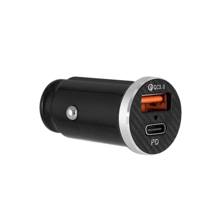 Autós töltő PD, USB-A QuickCharge 3.0 VA0034 Vayox