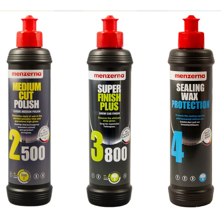 Set de lustruire Menzerna si etansare pentru defecte minore, 250ml, MENZERNA234c
