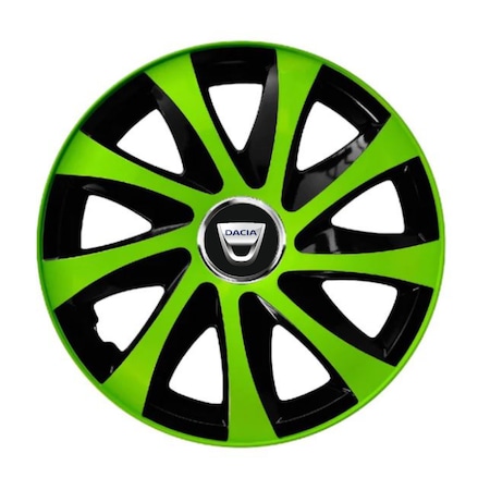 Set 4 capace roti Extra drift green R16 pentru gama auto Dacia - eMAG.ro