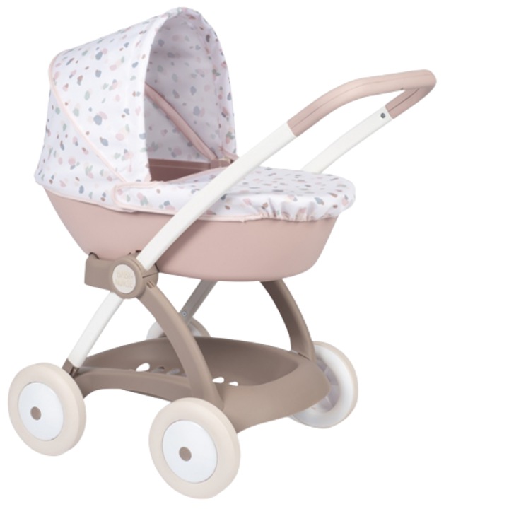 Количка за кукли, SMOBY, Козирка, Пластмаса, 58 см, Многоцветна, 3+
