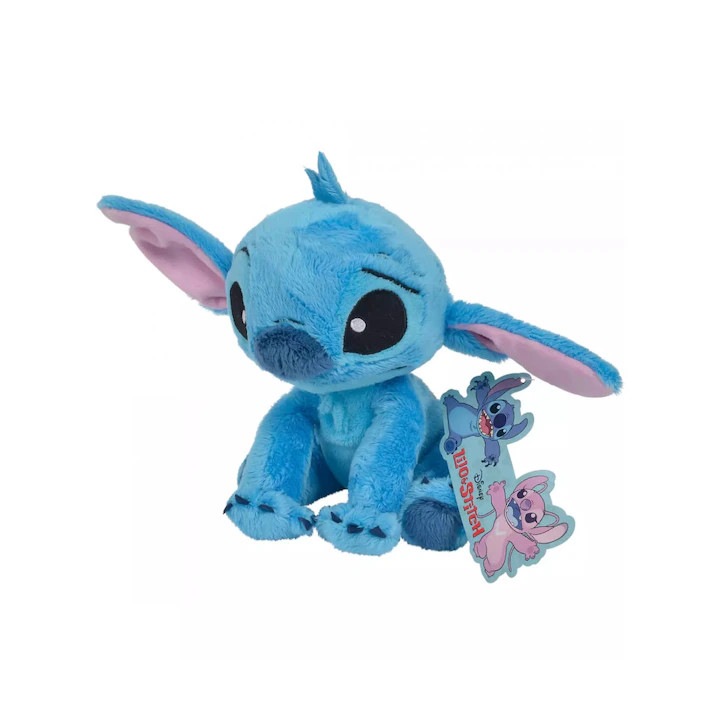 Плюшена играчка Simba Stitch, 25 см, Син