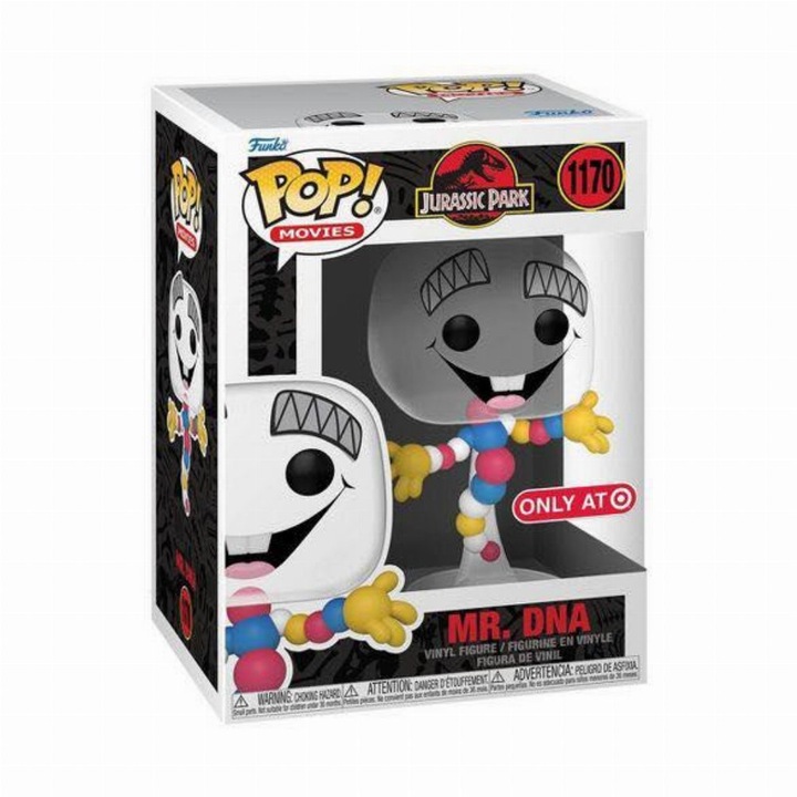Funko POP figura, Jurassic Park Mr DNA, vinyl, 3 év+, 10 cm, többszínű