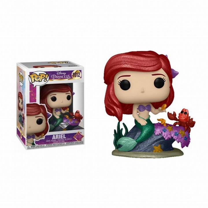 The Little Mermaid POP! Movies Vinyl Figura Ariel Diamond Kollekció Exkluzív 9 cm