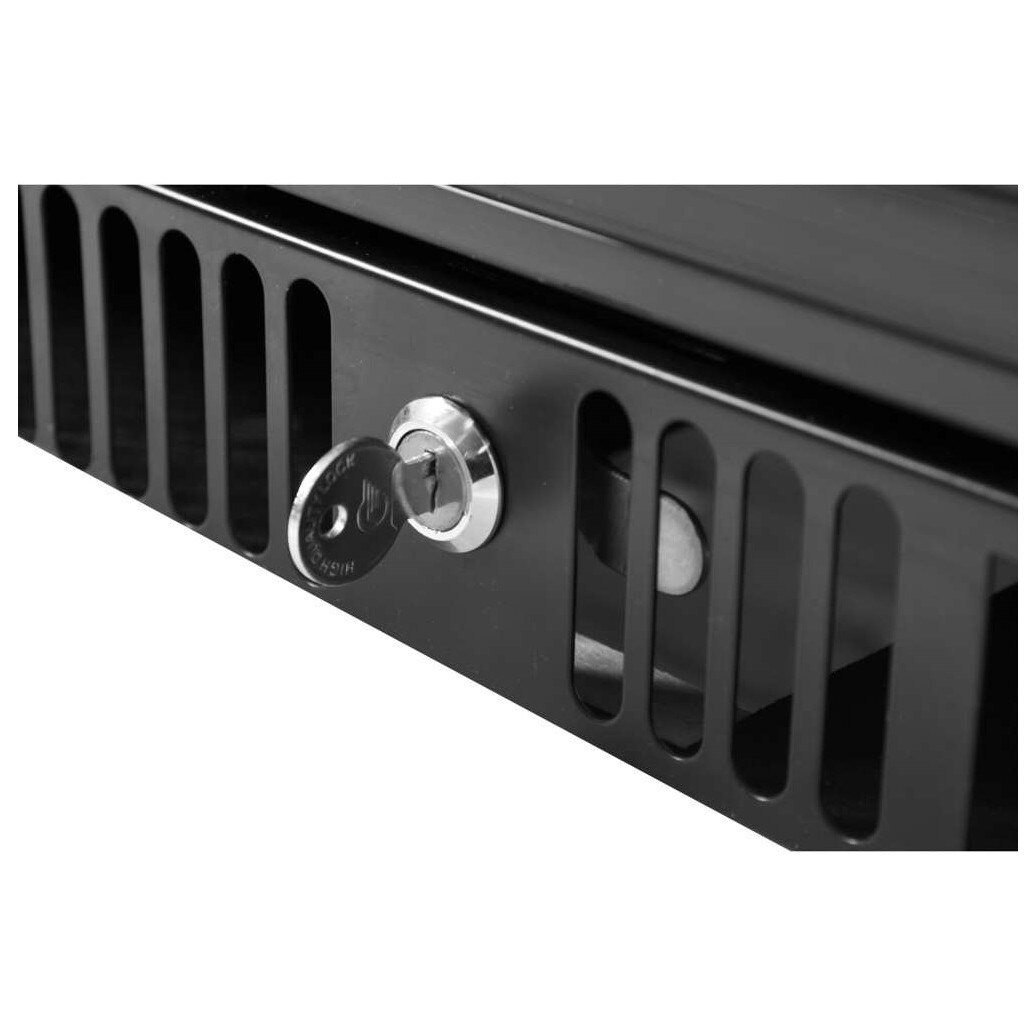 Vitrina de racire a sticlelor cu 2 usi glisante 227 l negru Yato YG-05356