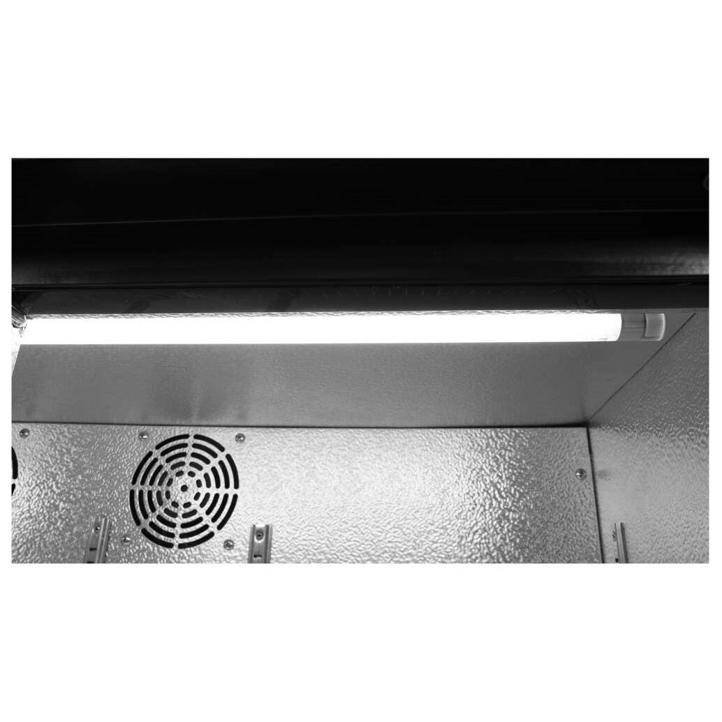 Vitrina de racire a sticlelor cu 2 usi glisante 227 l negru Yato YG-05356