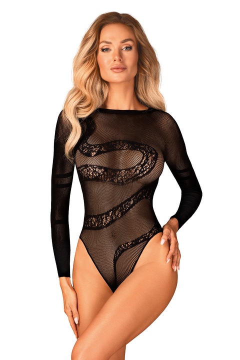 Obsessive B137 Szexi body, Fekete