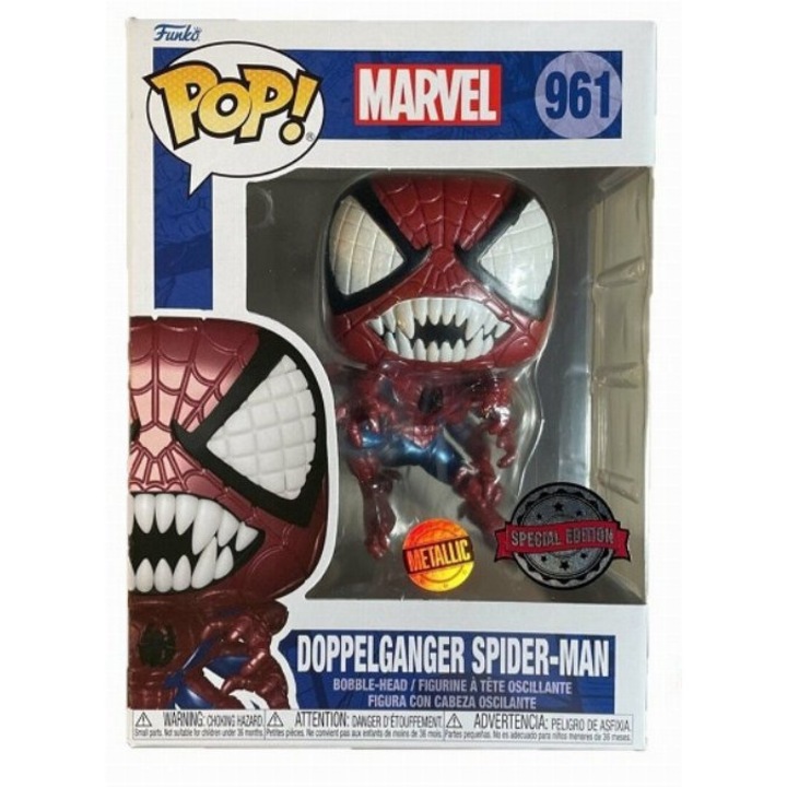 Фигурка Funko POP, Doppelganger Spider-Man, Винил, 3 години+, 10 см, Многоцветен