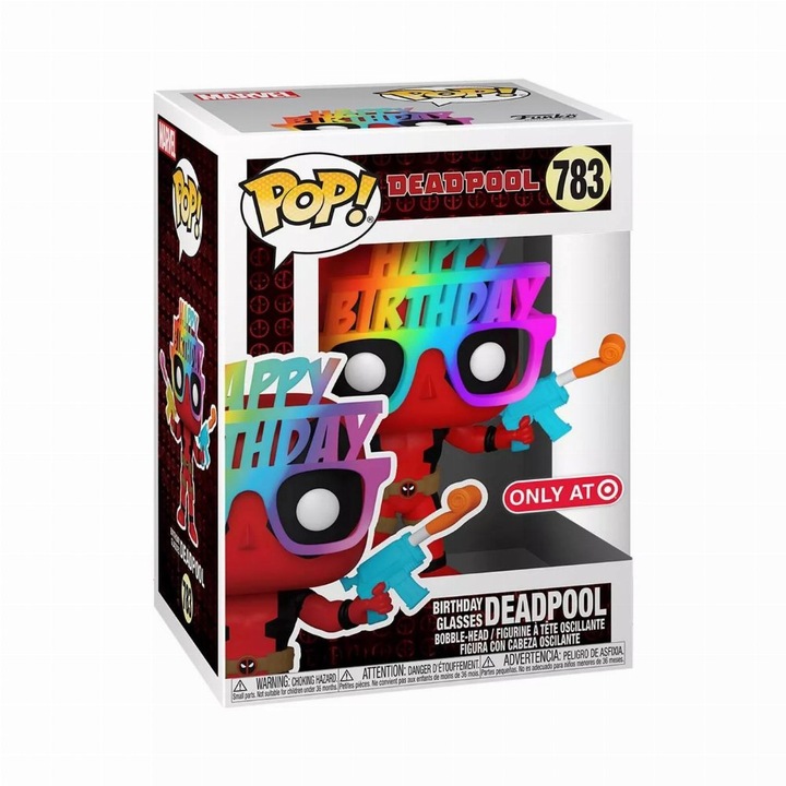 Figurina Funko POP! Marvel Deadpool 30th Birthday - Glasses Deadpool