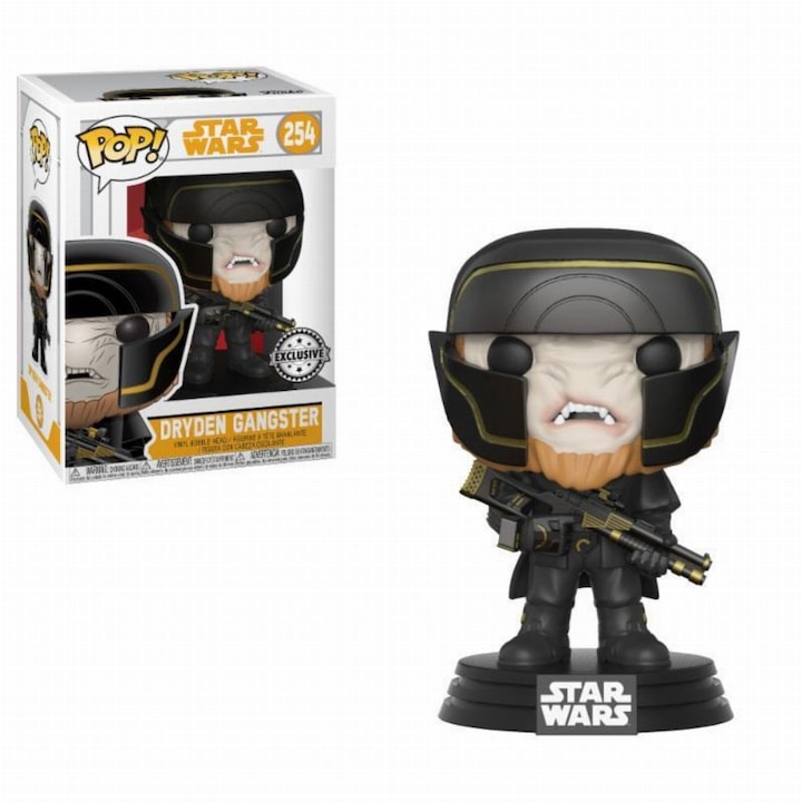 Фигурка Funko POP, Star Wars Dryden Gangster, винил, 3 години+, 10 см, многоцветен