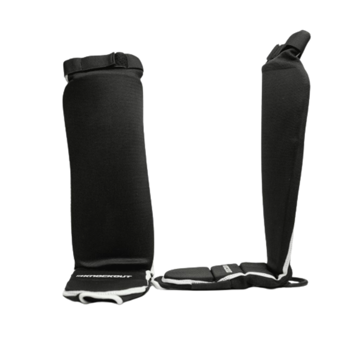 Knockout Competition Shins, XXL, fekete