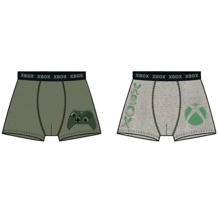 2 pár Xbox gyerek boxer készlet, Fashion, Cotton, Multicolor, Többszínű