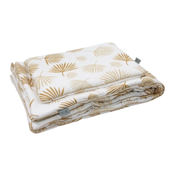 Lenjerie de pat pentru copii Tiny Star Boho 100 x 75 cm