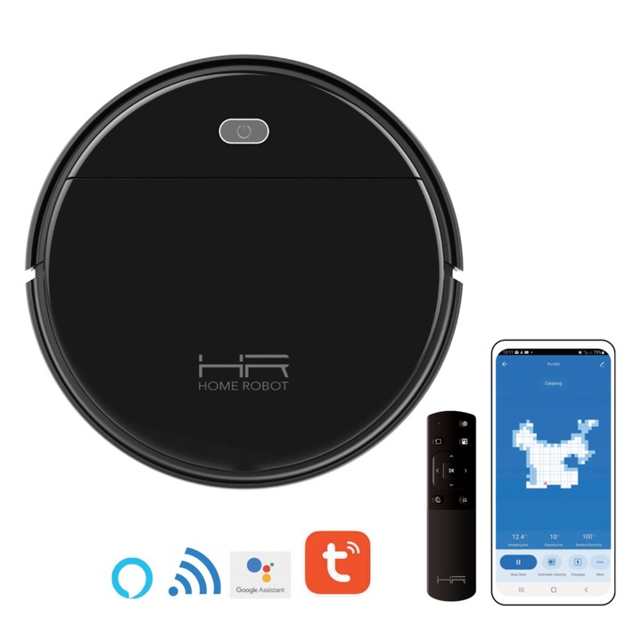 Прахосмукачка робот Home Robot RV400 черен (Home Robot RV400_BK)