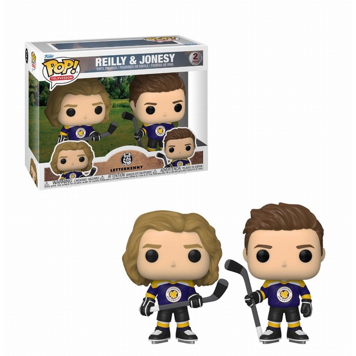 Комплект 2 фигурки Letterkenny - Reilly & Jonesy, Funko POP, 10 см, +3 години, многоцветни