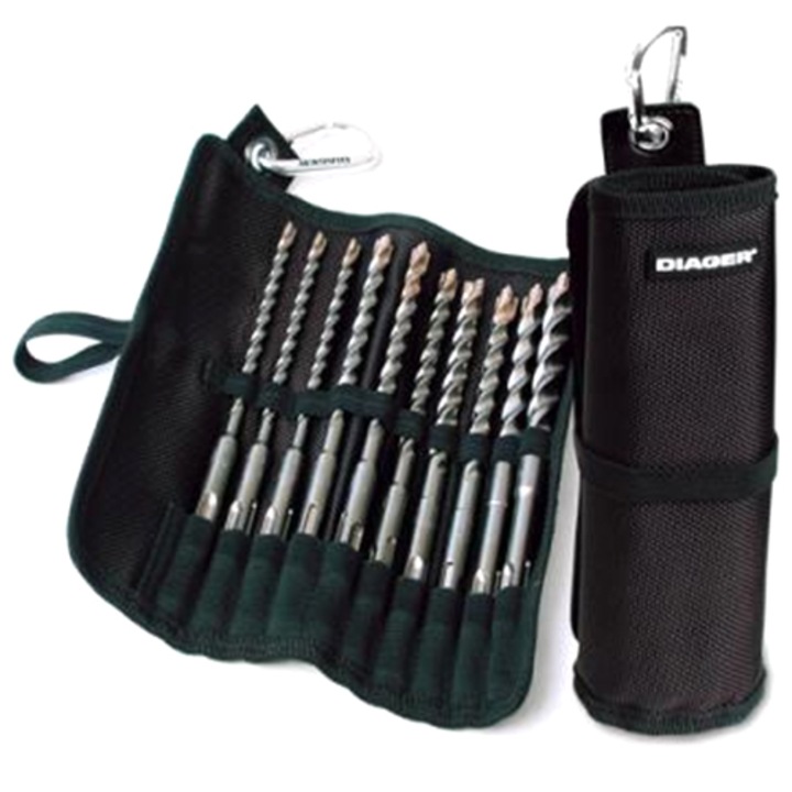 Trusa de burghie Diager SDS-plus,6-14, 10 piese