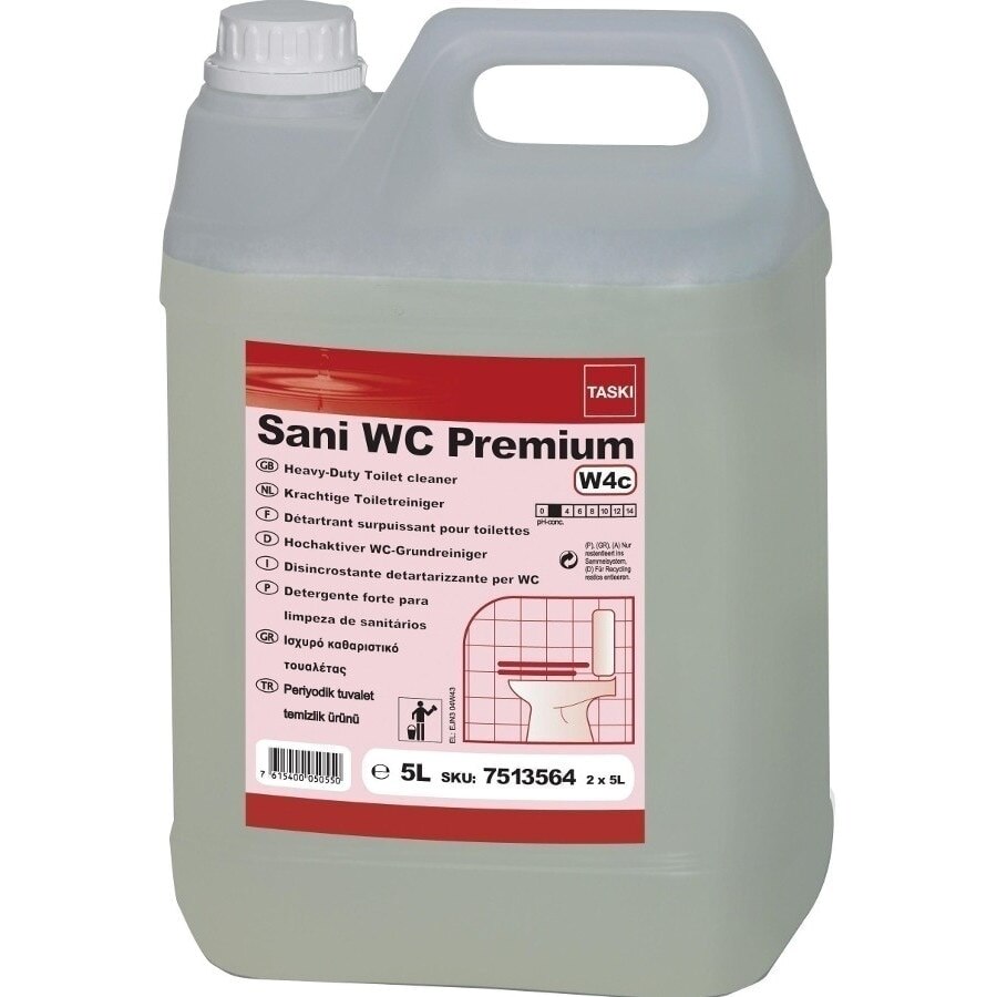 Detergent decapant puternic profesional pentru toalete TASKI Sani WC Premium 5L