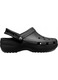 Crocs, Saboti slingback cu model perforat si talpa flatform, Negru, 36.5