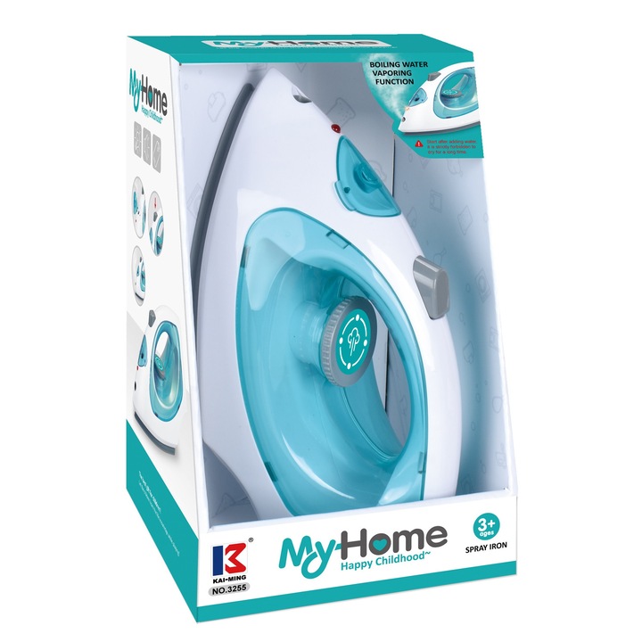 Fier de calcat cu lumina, abur si pulverizator de apa, My Home