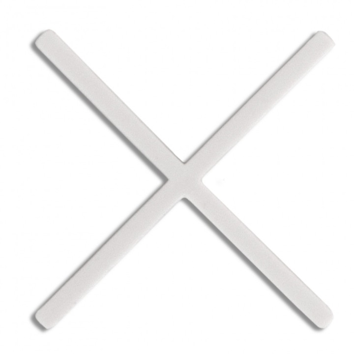 Distantiere Cruciulite, 300 bucati pentru placi, gresie si faianta, rost 1,5 mm - RUBI-2912