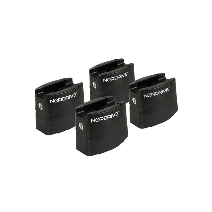 Set 4 picioruse bare transversale, Nordrive, Mercedes, Negru