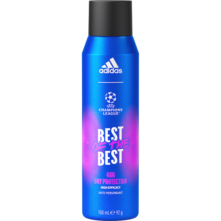 Дезодорант спрей Adidas Uefa Best of the Best, Против изпотяване, 150 мл