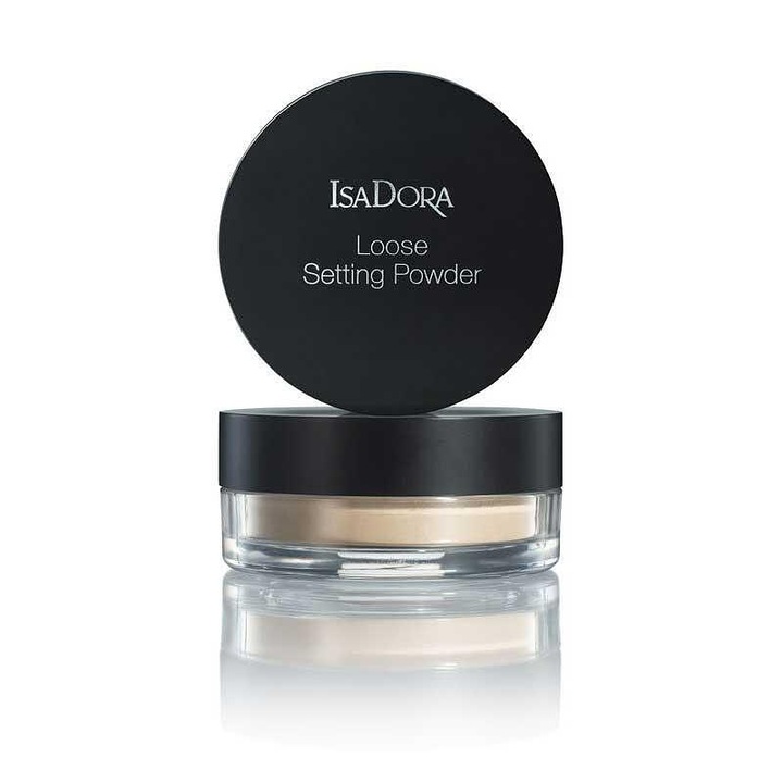 Фиксирaща и матираща пудра на прах IsaDora loose powder, 03 Fair, 7гр