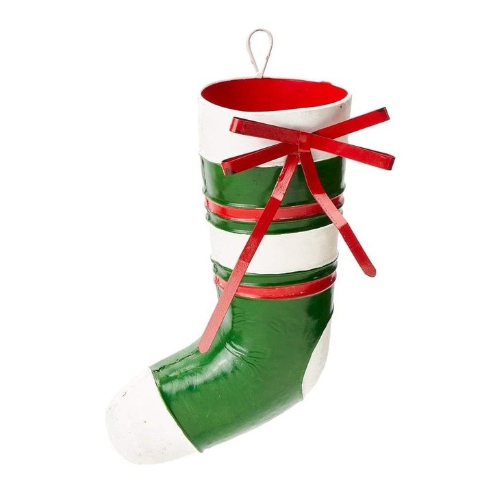 Figurina Soseta metalica cu funda, multicolor, 34 H