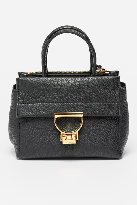 COCCINELLE, Geanta crossbody din piele cu bretele detasabila Arlettis, Negru
