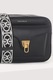 COCCINELLE, Geanta crossbody de piele cu barera detasabila Beat Soft, Auriu, Negru