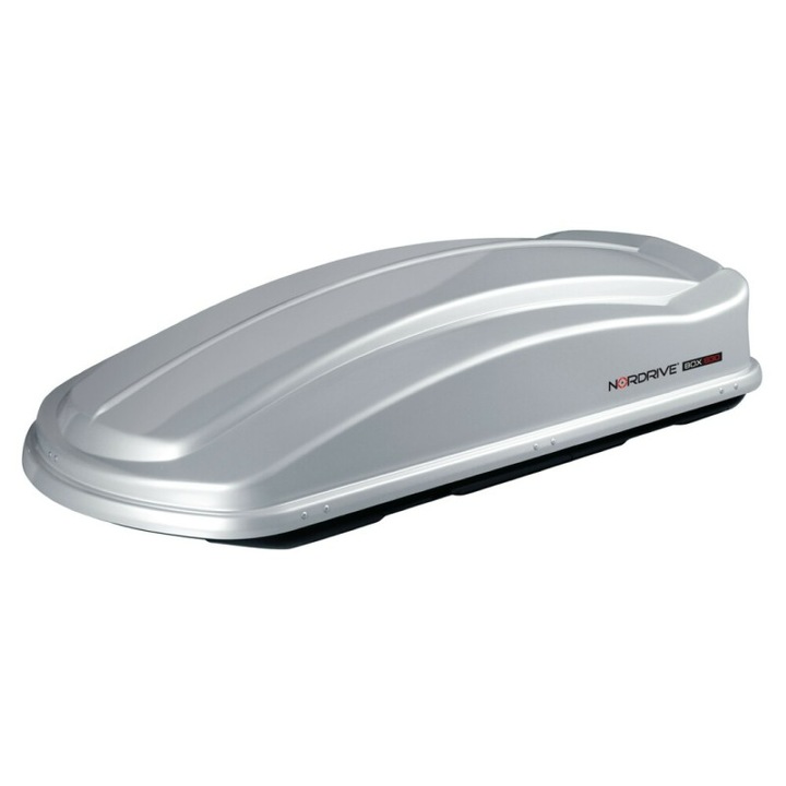 Cutie portbagaj, Nordrive, Lucios, 630L, Argintiu