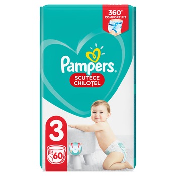 Scutece-chilotel Pampers Pants Jumbo Pack Marimea 3, 6-11 kg, 60 buc
