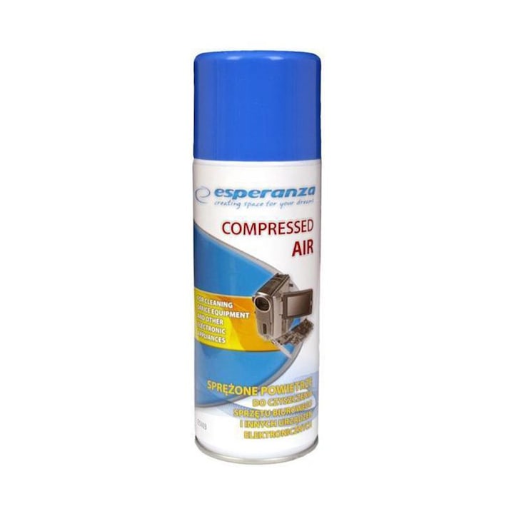 Esperanza Sűrített levegős spray, Légsugaras tisztítás, 400 ml