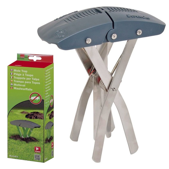 Swissinno Solutions Supercat Mole Trap Mechanikus csapda, Vakondoknak
