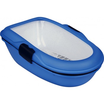 Litiera cu sita Trixie Berto, 59x39x22 cm, Albastru Litiera cu sita Trixie Berto, 59x39x22 cm, Albastru