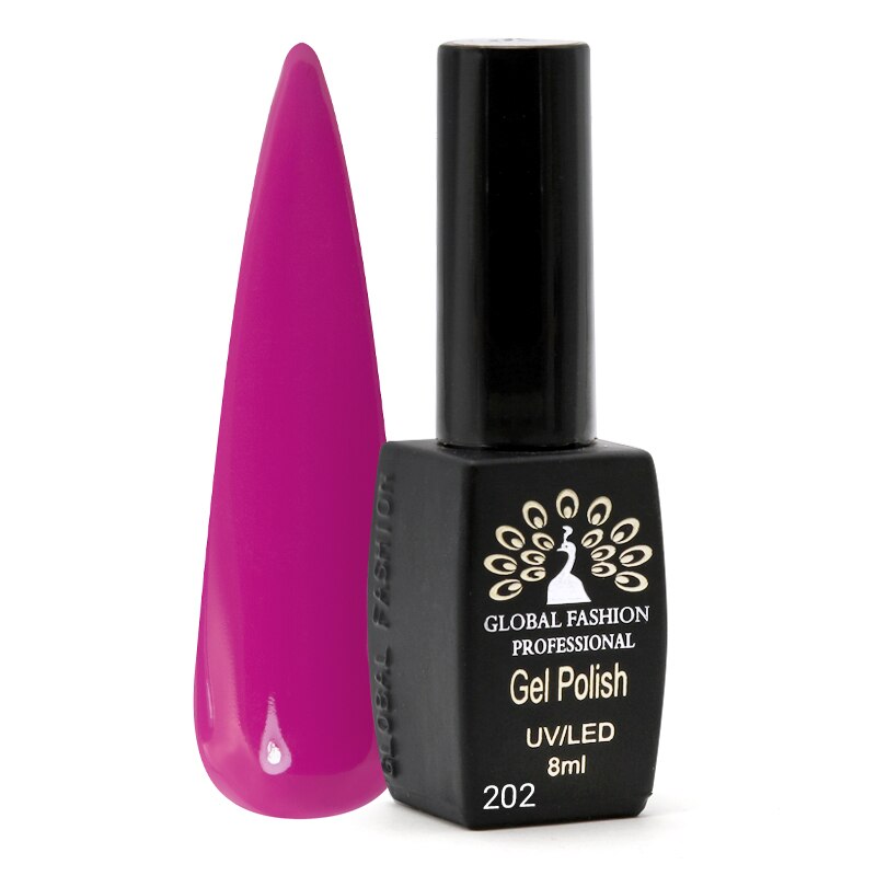 Oja Roz Oja semipermanenta Black Elite, Global Fashion 8 ml, Roz 202 - eMAG.ro