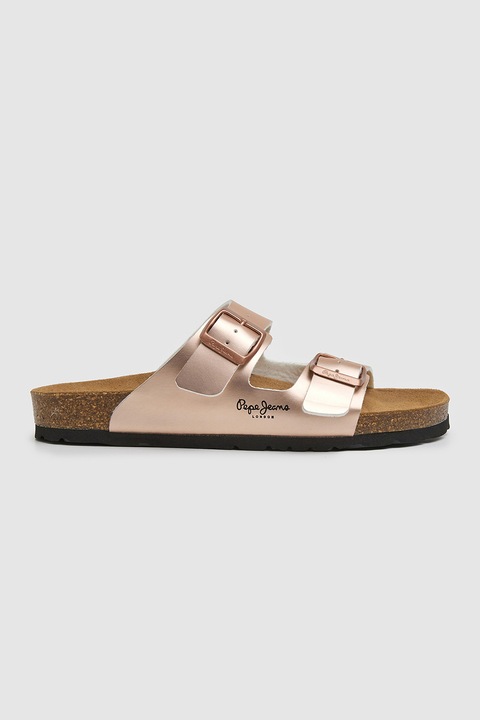 Pepe Jeans London, Papucs csatos pántokkal, Világosbézs, 37