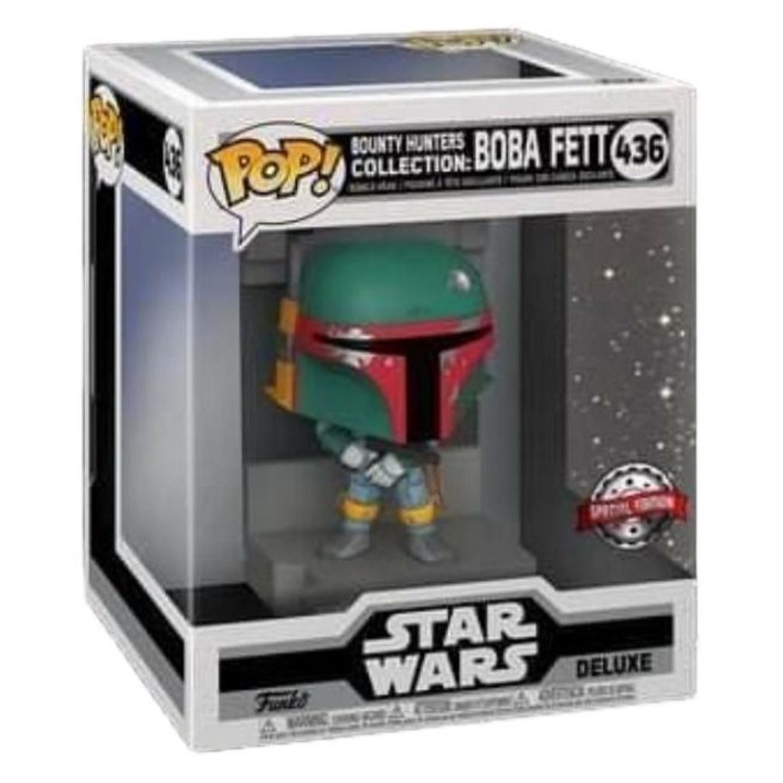 Figura Star Wars: Bounty Hunters Collection - Boba Fett, Funko POP, 15 cm, Többszínű