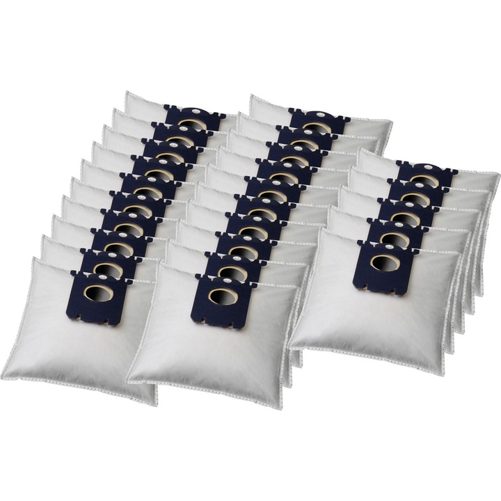 KOMA SB01S - 25 darabos porzsákkészlet Electrolux Universal Bag (S-BAG) porszívókhoz, szintetikus
