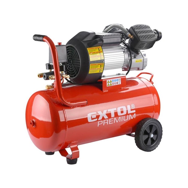 Extol olajos légkompresszor 2200 W 50l 8 bar 356 l/min
