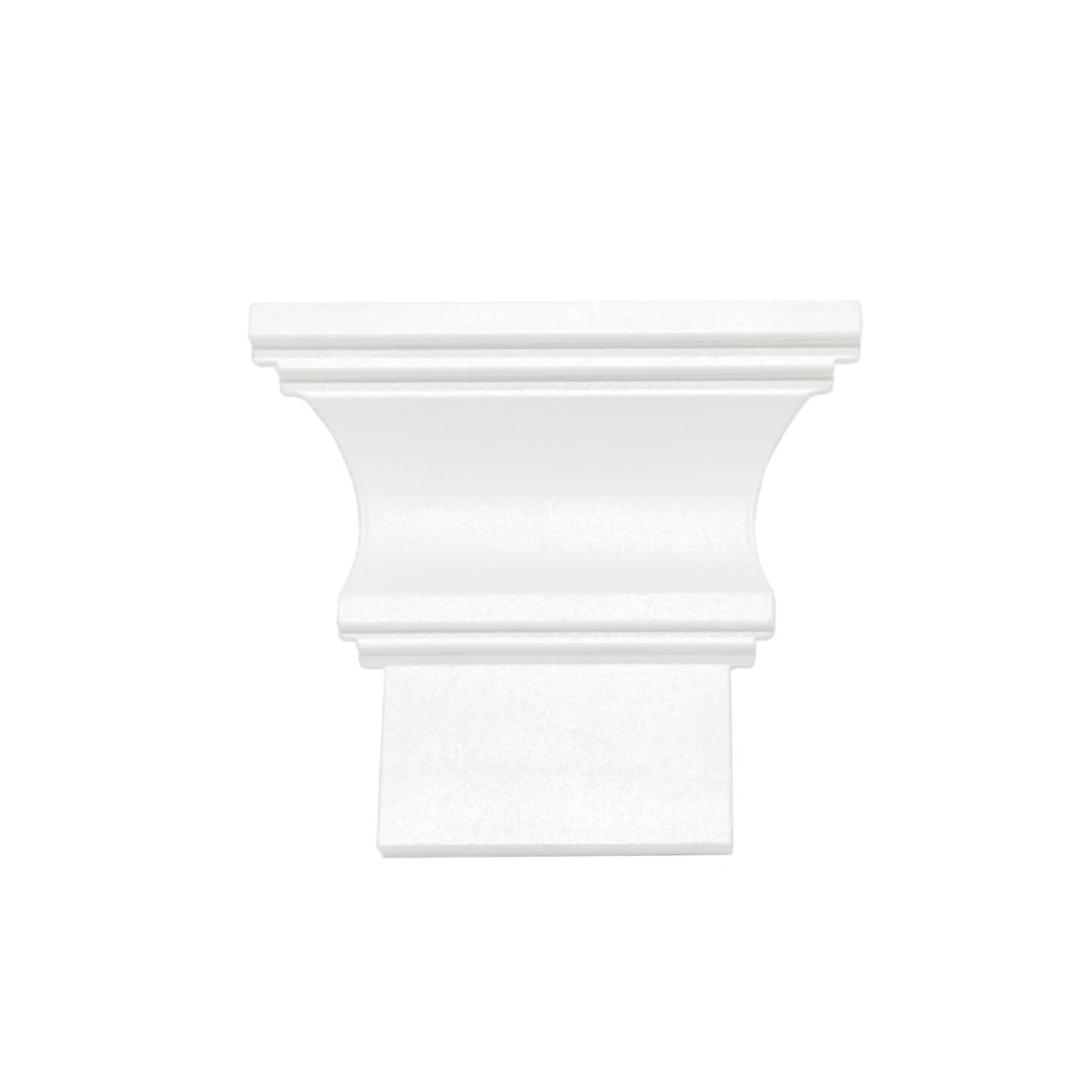 Корниз Roma от PVC, 2 канала за перде и драперия, с включени всички ...