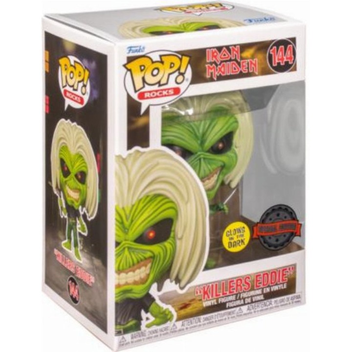 Funko POP фигурка, Iron Maiden Killers Eddie, винил, 3 години+, 10 см, многоцветен