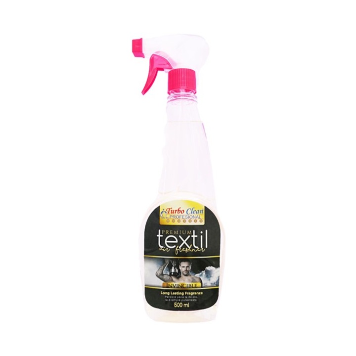 Odorizant camera si textile Turbo Clean Premium 500 ml Invincible pe baza de alcool