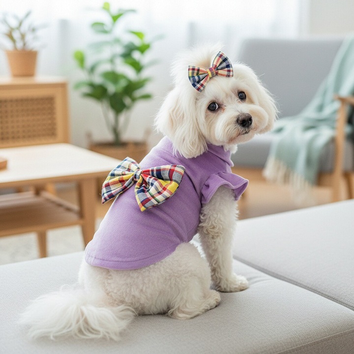 Rochie pentru caini, XINA011, mov, M INTL